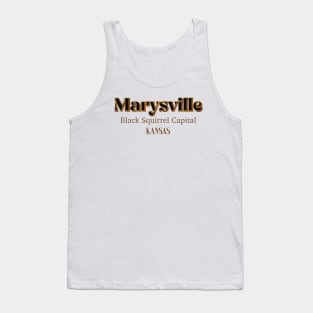 Marysville Black Squirrel Capital Kansas Tank Top